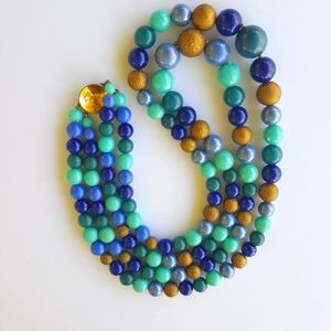 Vintage Turquoise Colored Necklace